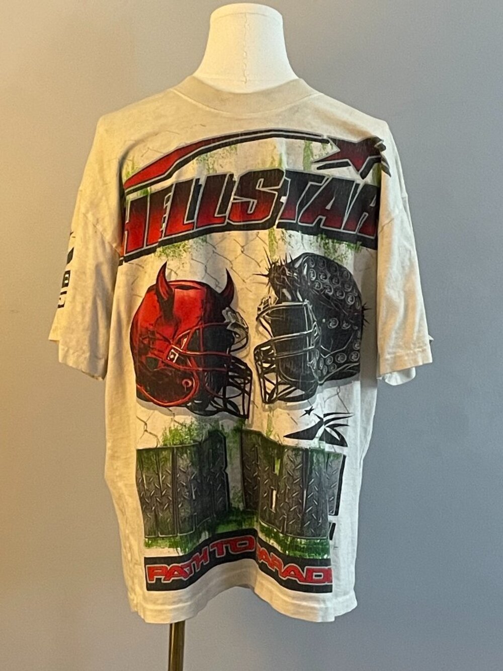 Hellstar War Ready T-Shirt White L - Graphic Streetwear